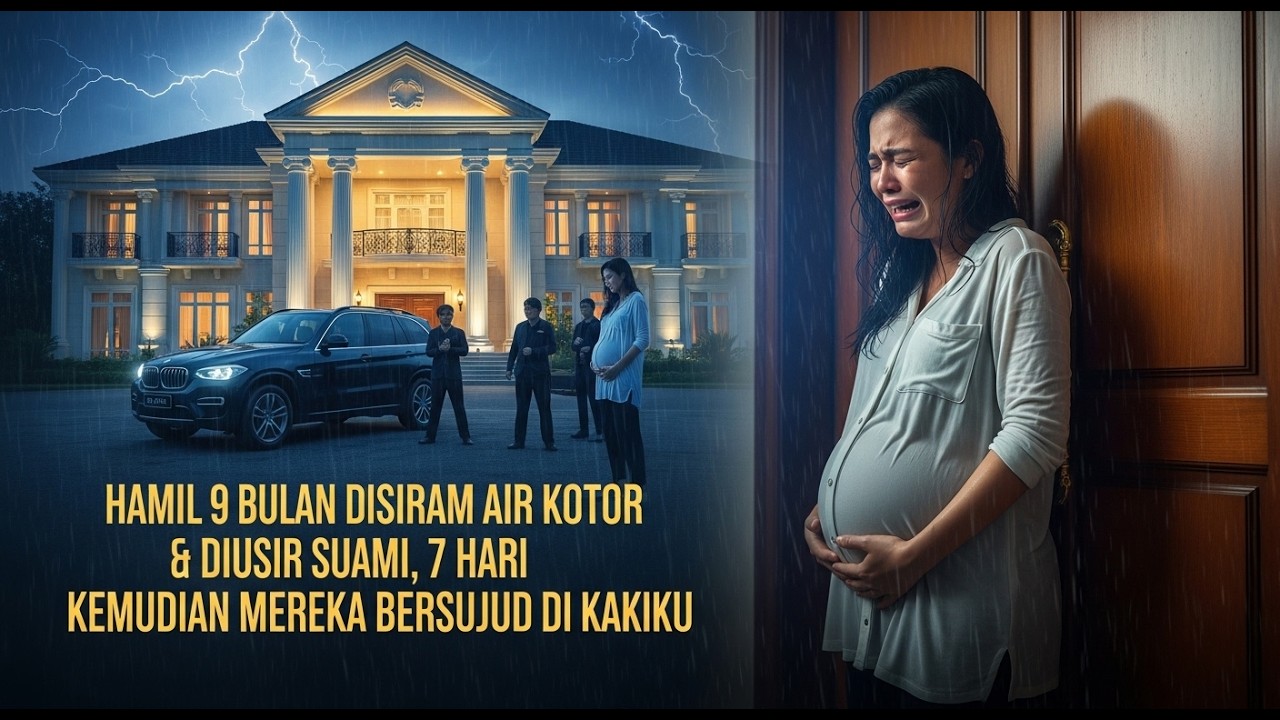 HAMIL 9 BULAN DISIRAM AIR KOTOR & DIUSIR SUAMI, 7 HARI KEMUDIAN MEREKA BERSUJUD DI KAKIKU!