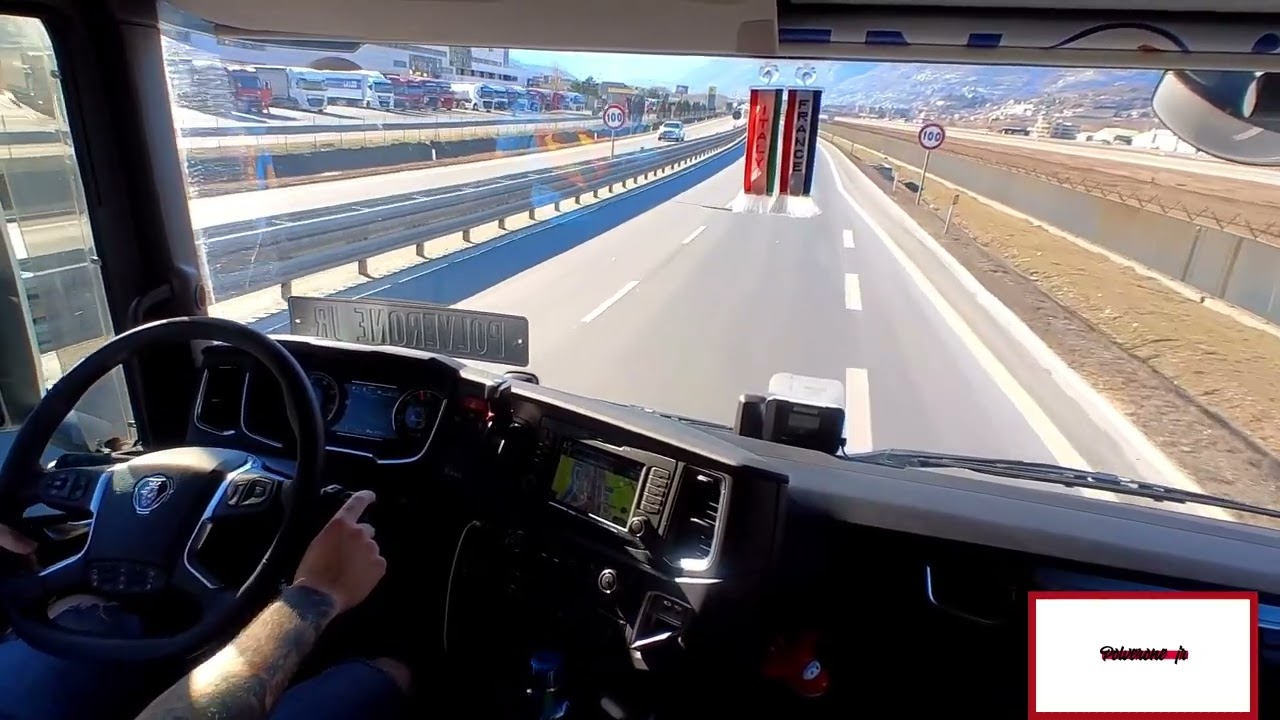 Italia-Francia :Traforo del Monte Bianco POV