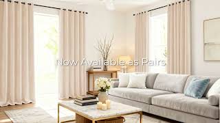 Just Launched ✨ Extra Wide Curtain Pairs | 100” Coverage, Better Value