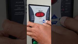 setting power factor control fort frg-6t
