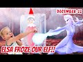 Elsa FROZE our Elf