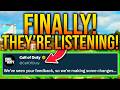 CALL OF DUTY Is FINALLY LISTENING…