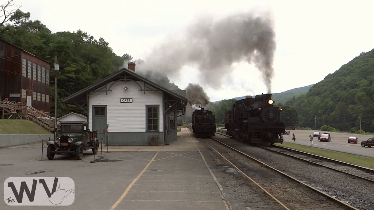 More "CASS BACKWARDS" Western Maryland Big Six Shay Cass Scenic Railroad West Virginia WV 6