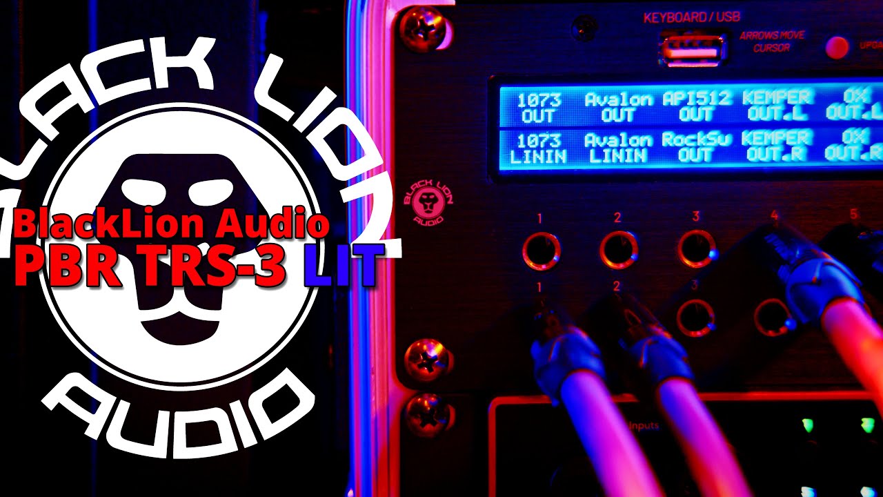 機材紹介】パッチベイ“BlackLion Audio PBR TRS-3 LIT“を紹介します