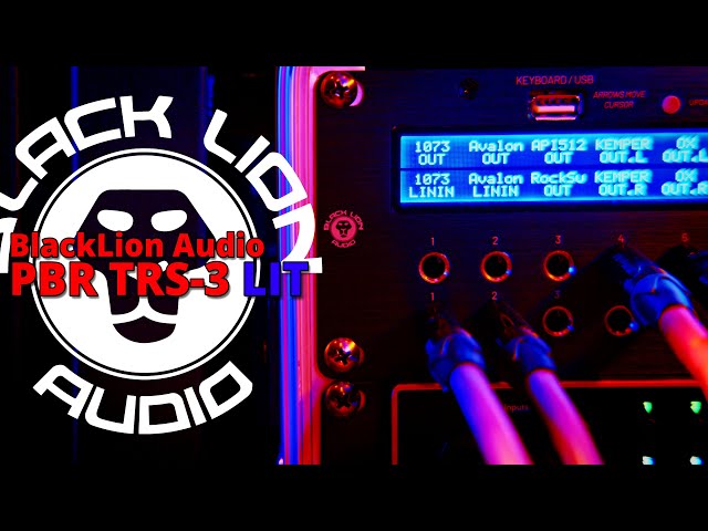 機材紹介】パッチベイ“BlackLion Audio PBR TRS-3 LIT“を紹介します
