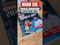 Khan sir Gk Pocket Letest Edition #upsc #khansir #gk #gs #shorts