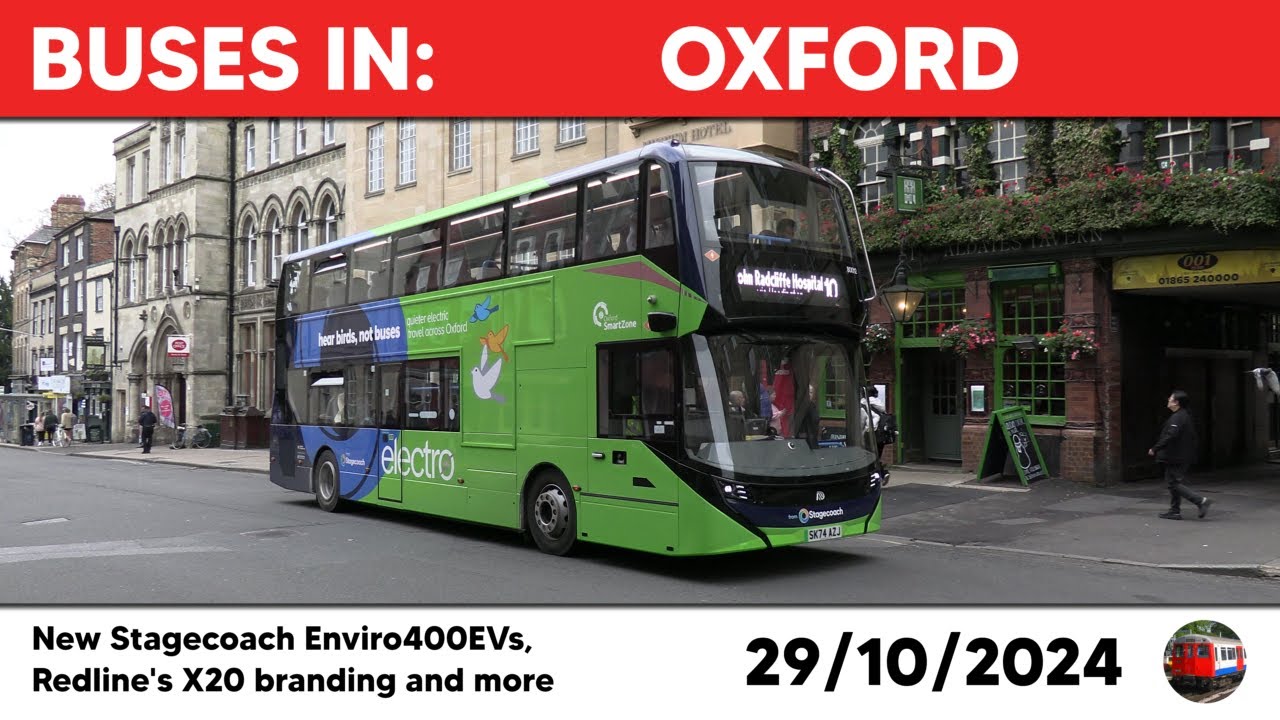 Buses in Oxford 29/10/2024