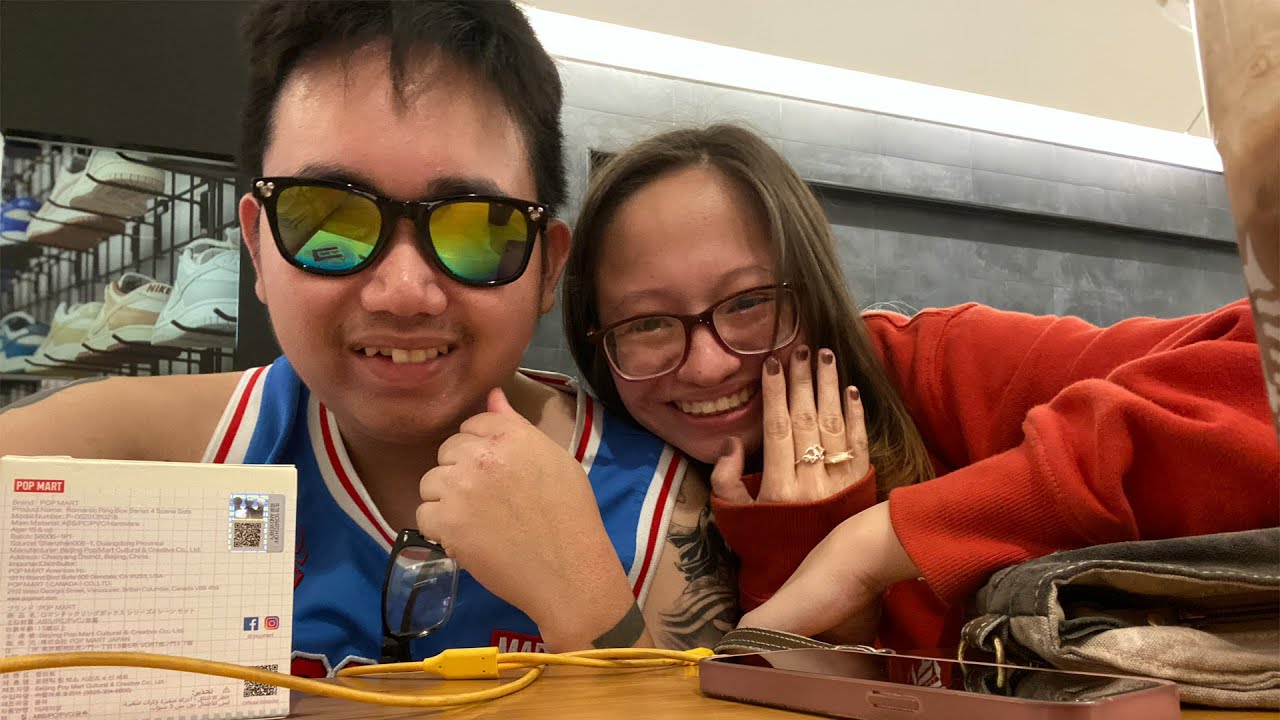 OPENING MY FIRST ROMANTIC RING FROM POP MART TO MATCH WITH MY GIRLFRIEND
