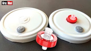 How to make PTFE HEPA filter and injection ports for grain spawn jar lids DIY Grow Mushrooms At Home