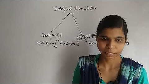 #01 Integral Equation.