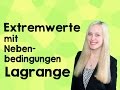 Extremwerte mit Nebenbedingung, Lagrange