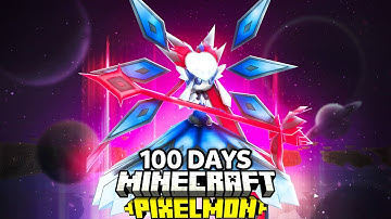I Spent 100 DAYS In LEGENDARY FUSION POKEMON! (Minecraft Pixelmon)