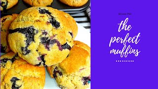 Blueberry Muffins||How to bake the best muffins ever||Breakfast 103