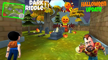 Dark Riddle Version 15.5.0 ( Mod Skin PUMPKIN HEAD ) Halloween New Update Part 155
