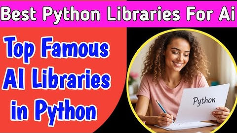 Las mejores bibliotecas de Python para IA