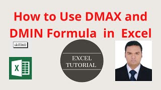 How to Use  DMAX and DMIN Formula in Excel