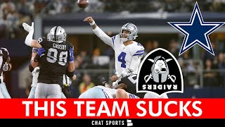 FIRE EVERYONE THE PETE CARROLL RAIDERS SUCK! Raiders vs. Cowboys Instant Reaction & MNF Highlights