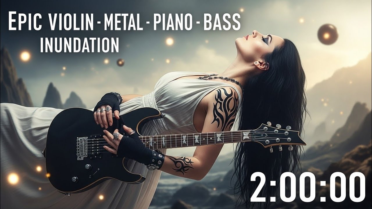 Epic Violin × Metal × Piano × Bass 🎧 Inundation | AI-Generated Instrumental