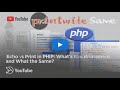 Echo vs Print in PHP What's the Difference and what's is Same? || Burmese Tutorial