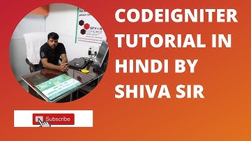 how we load model class form controller in codeigniter in hindi by Shiva Sir || Lecture 9