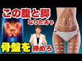 お腹と足が痩せるだけじゃない！絶対にやってほしい骨盤体操『女性ホルモン・美容・ダイエット』