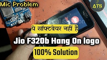 Jio F320b Hang on Logo 100% Solution | Jio f320b Hang On Logo after Mic change | hardware solution |
