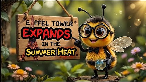 “HOW the EIFFEL TOWER GROWS in SUMMER?"