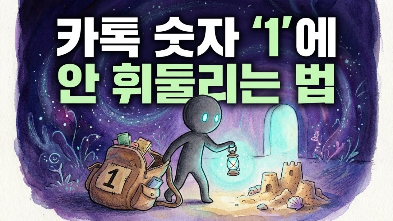 싸우고 난 뒤 카톡 숫자 '1'에 유독 집착하게 되는 진짜 심리적 이유