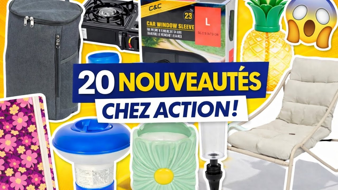 20 NOUVEAUTÉS ACTION MARS 🤯 Pépites Déco, Maison & Bons Plans à Petit Prix !