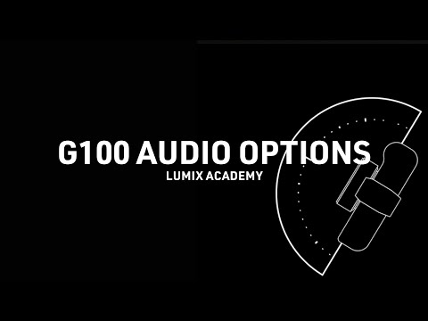 LUMIX Academy G100 | Audio Options