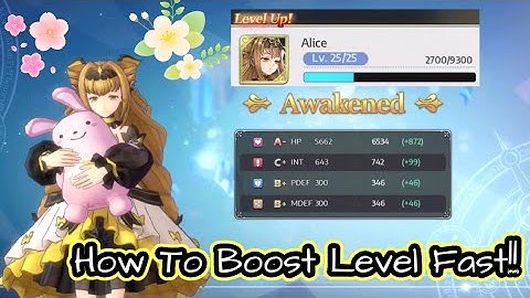 How To Boost Level And Experience Fast In Goddess Of Genesis