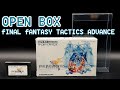 OPEN BOX FINAL FANTASY TACTICS ADVANCE Game Boy Advance GBA Japan ファイナルファンタジータクティクスアドバンス