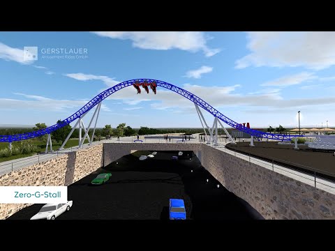 PALINDROME Gerstlauer Infinity Roller Coaster POV / Off-Ride Animation - Cotaland 2022