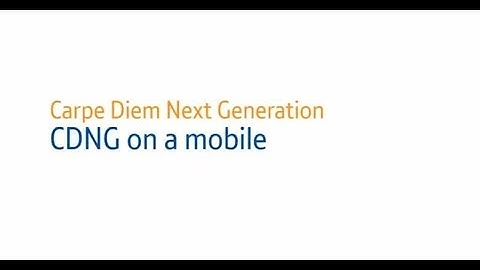 Carpe Diem Next Generation timekeeping - CDNG on a Mobile