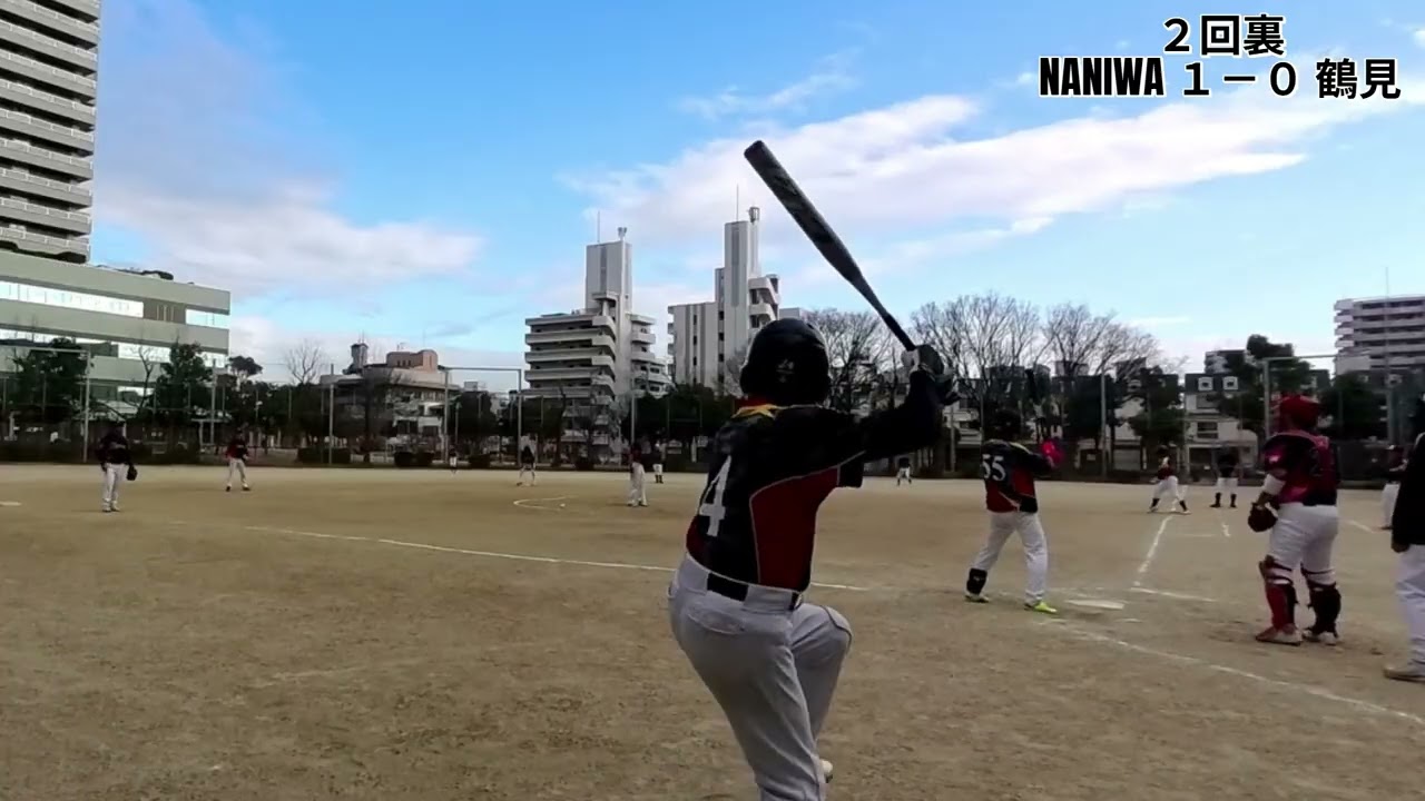 北都市長杯 2回戦 大阪鶴見シニア vs NANIWA BURNS 2026年2月22日 都島中央公園