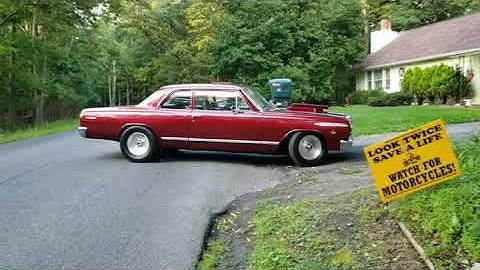 1965 Chevelle with 427 stroker motor open headers drive by