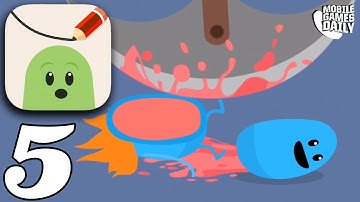 DUMB WAYS TO DRAW - Gameplay Walkthrough Part 5 - Levels 51-60 (iOS Android)