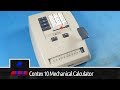 1957 - Bohn Contex 10 Mechanical Calculator In Depth Look