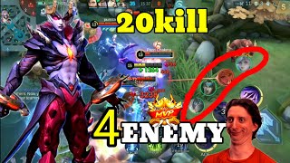 DYRROTH ONE HIT BUILD🔥||HOW TO PLAY ANNOYING AGGRESSIVE DYRROTH BEST ROTATION AND NEW BUILD DYROTTH