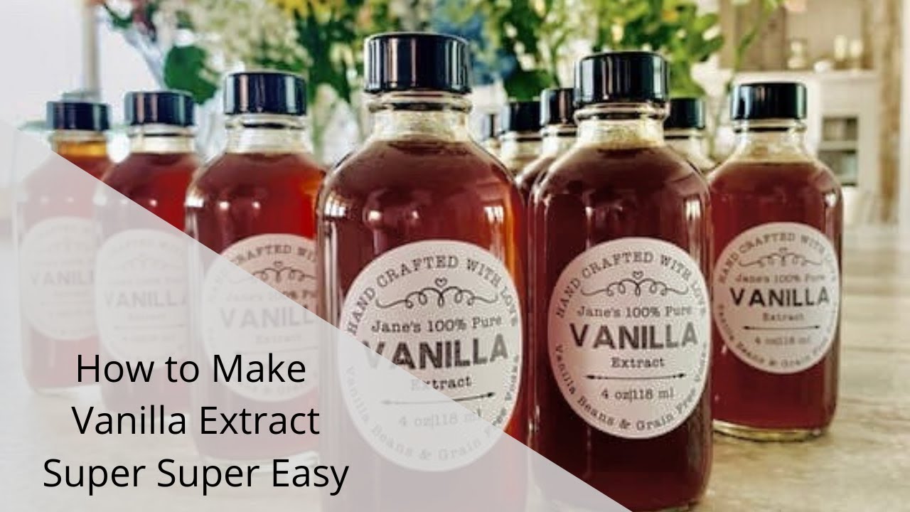 Free Vanilla Printable Labels  Homemade vanilla extract, Printable labels, Homemade  vanilla