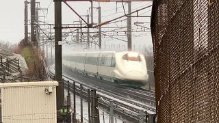 『E2系 J66編成･｢200系｣特急やまびこ132号』2024/1/21(JR東北新幹線・福島駅～郡山駅) #200系カラー #200系 #E2系 #E2系J66編成 #福島トンネル