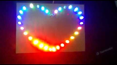 LED trái tim 7 màu