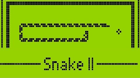 Snake 2 Game Of Retro Nokia Phones Snake II Games Android Gameplay