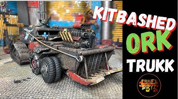 KITBASHED WARHAMMER 40K ORK TRUKK