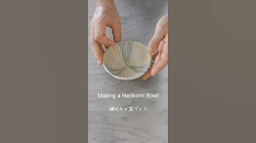 Making a Nerikomi Bowl  #pottery  #clayart