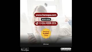 HereSpa Connect, your ultimate destination for premium spa services brought directly to you!
