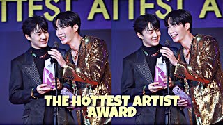 (ENG SUB) KAZZ AWARDS 2022 • The Hottest Artist Award- Zee Pruk and NuNew Chawarin