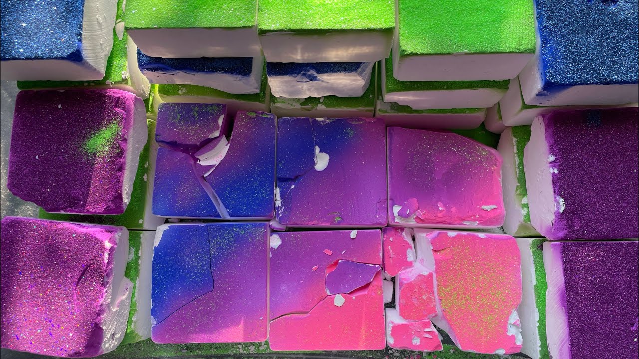 ASMR 🎉🥲 4K CELEBRATION / 4K FAREWELL ✨ APPRECIATION POST ✨ ADER GYM CHALK MASS CRUSH✨ SATISFYING