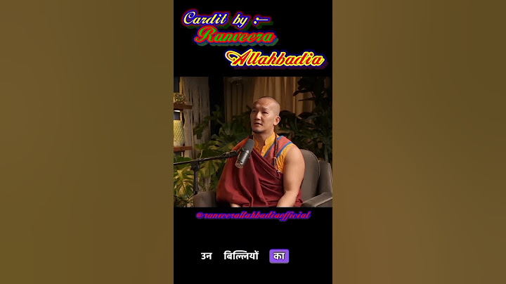 First New Podcast Is Here - Heart To Heart Conversation With Buddhist @ranveerallahbadiaofficial