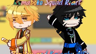 | Kamaboko squad reacts to Kaigaku and Zenitsu AU’s | My AU ig | Read desc | Insp:@Genyaswife1. |